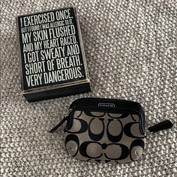 coach mini zip tote